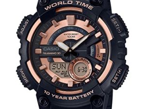 Montre décontractée Casio 10 ans avec batterie