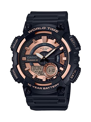 Montre décontractée Casio 10 ans avec batterie Montre décontractée Casio 10 ans avec batterie