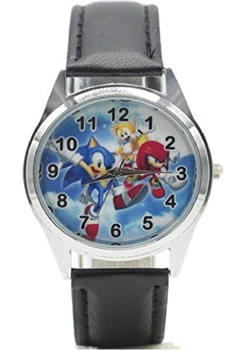 Montre-bracelet Sonic & Friends en cuir véritable Montre-bracelet Sonic & Friends en cuir véritable