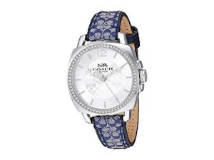 COACH Boyfriend Marine/Argent Taille Unique