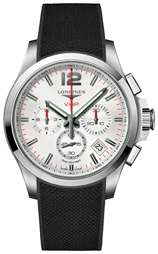 Longines Conquest VHP Perpetual Chronographe Quartz Argent Longines Conquest VHP Perpetual Chronographe Quartz Argent