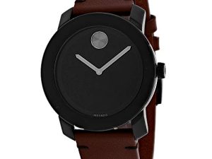 Movado Bold Quartz Cadran noir Montre pour