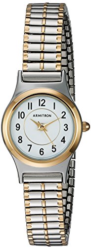 Armitron 75/5420WTTT Montre à bracelet extensible bicolore Armitron 75/5420WTTT Montre à bracelet extensible bicolore