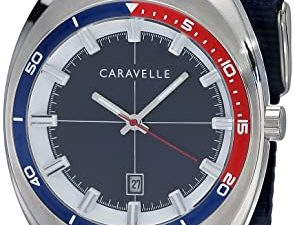 Caravelle Retro Montre à Quartz pour Homme