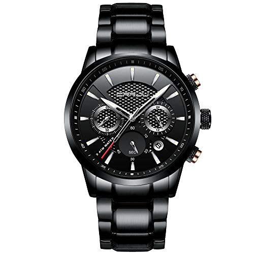 CRRJU marque hommes affaires décontracté chronographe Quartz CRRJU marque hommes affaires décontracté chronographe Quartz