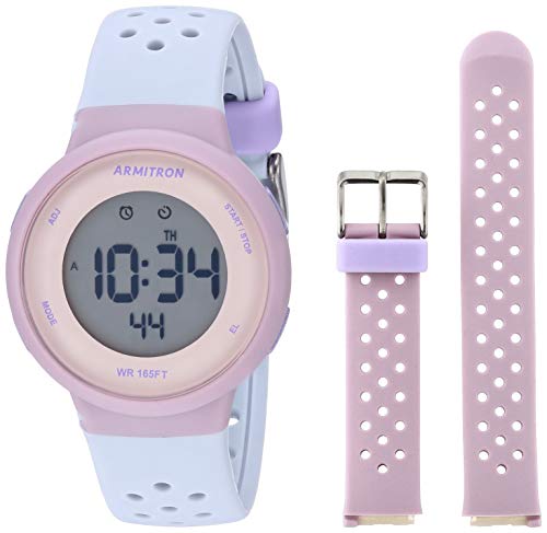Armitron Sport Unisexe Digital Chronograph Interchangeable Silicone Armitron Sport Unisexe Digital Chronograph Interchangeable Silicone