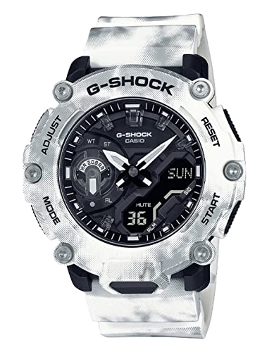 G-Shock GA2200GC-7A Montre camouflage neige grunge Noir/blanc G-Shock GA2200GC-7A Montre camouflage neige grunge Noir/blanc