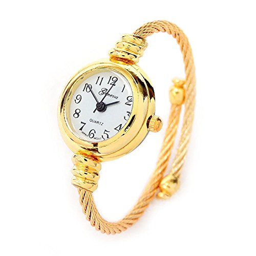 New Gold Geneva Cable Band Montre-bracelet pour New Gold Geneva Cable Band Montre-bracelet pour