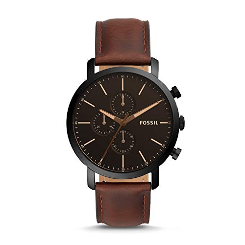 Montre chronographe Luther en cuir marron Montre chronographe Luther en cuir marron