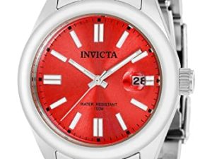 Invicta Pro Diver Quartz Cadran Rouge Montre