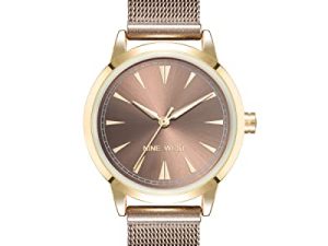 Montre-bracelet en maille pour femme Nine West