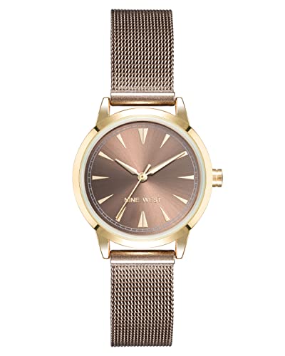 Montre-bracelet en maille pour femme Nine West Montre-bracelet en maille pour femme Nine West