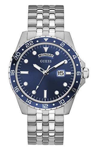 Montre GUESS 44 mm en acier inoxydable Montre GUESS 44 mm en acier inoxydable