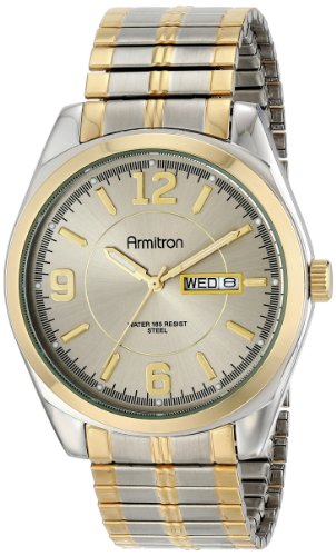 Armitron 204591GYTT Montre habillée à bande d'extension Armitron 204591GYTT Montre habillée à bande d'extension