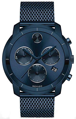 Movado Montre pour homme BOLD Thin Blue Movado Montre pour homme BOLD Thin Blue