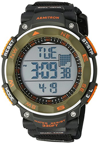 Armitron Sport pour homme 40/8377DGN vert olive Armitron Sport pour homme 40/8377DGN vert olive