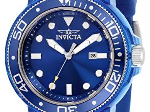 Invicta Quartz Montre avec Bracelet en Silicone