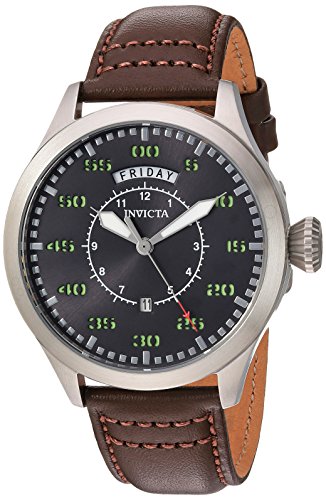 Invicta Aviator Montre à quartz en acier Invicta Aviator Montre à quartz en acier
