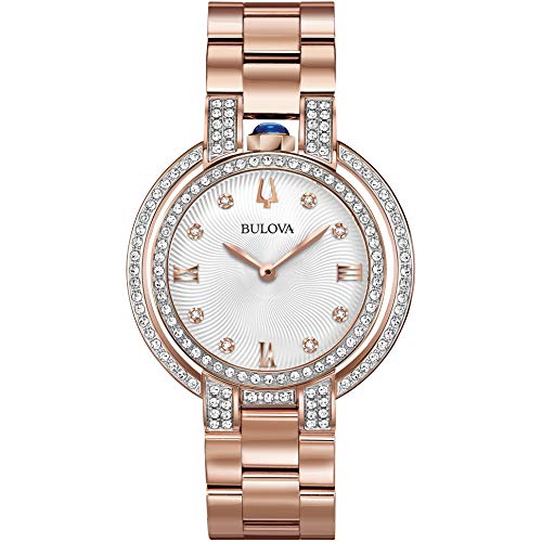 Bulova Montre à quartz analogique pour femme Bulova Montre à quartz analogique pour femme
