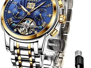 OLEVS hommes montre automatique mécanique montres à