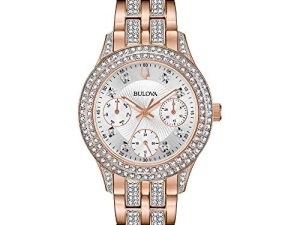Bulova Femme 98N113 Cristal Swarovski Affichage analogique