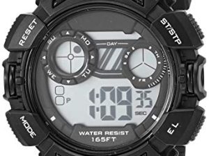 Amazon Essentials Montre chronographe numérique pour homme