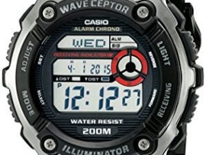 Casio EAW-WV-200A-1AV Montre WV200A-1AV Waveceptor pour homme