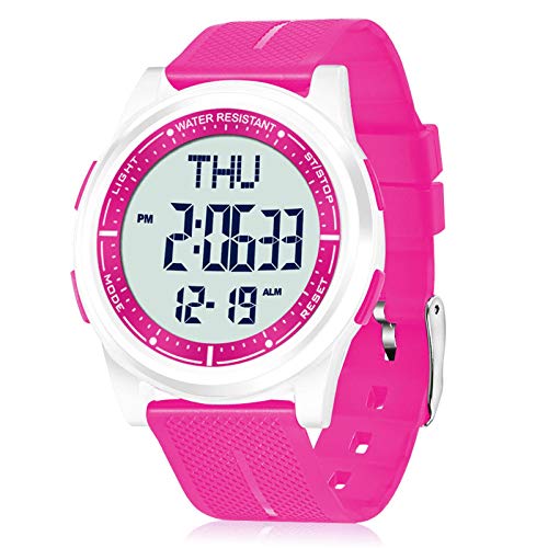 Beeasy Montre numérique étanche avec chronomètre Alarme Beeasy Montre numérique étanche avec chronomètre Alarme