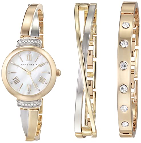 Anne Klein AK/2245 Ensemble de montres-bracelets accentuées Anne Klein AK/2245 Ensemble de montres-bracelets accentuées