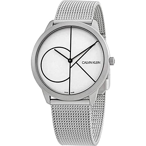 Calvin Klein Minimal Quartz Cadran Blanc Montre Calvin Klein Minimal Quartz Cadran Blanc Montre