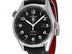 Tag Heuer Carrera Cadran Noir Cuir Noir