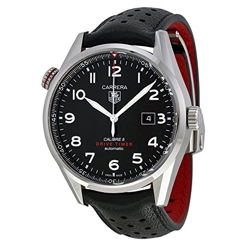Tag Heuer Carrera Cadran Noir Cuir Noir Tag Heuer Carrera Cadran Noir Cuir Noir