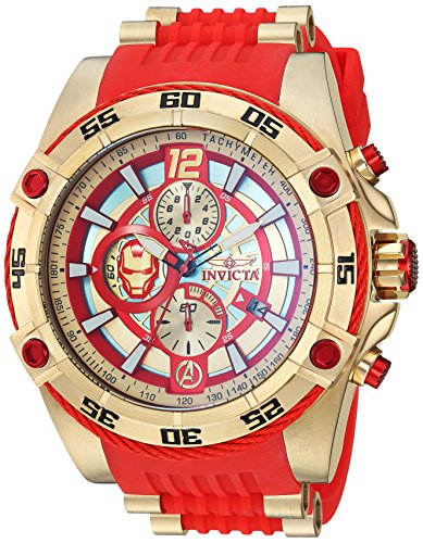 Invicta Iron Man Homme 26796 Marvel Affichage Invicta Iron Man Homme 26796 Marvel Affichage
