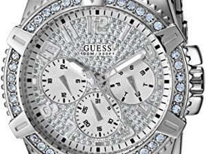 Montre ornée de cristaux Guess 48 mm