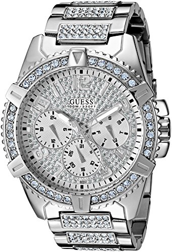 Montre ornée de cristaux Guess 48 mm Montre ornée de cristaux Guess 48 mm